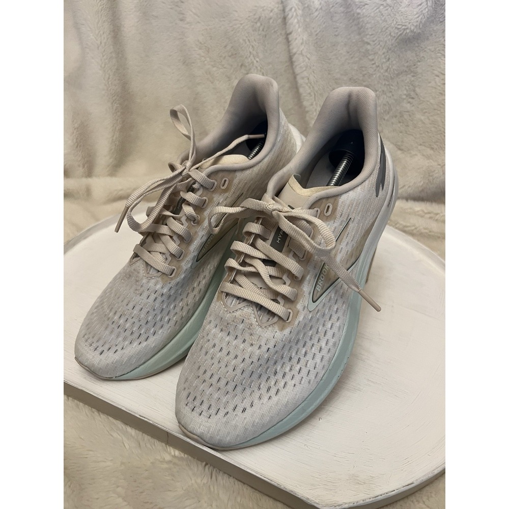 Brooks Hyperion Running Shoes Gray Mesh Lightweight Cushion Road Trainers Sz 9.5